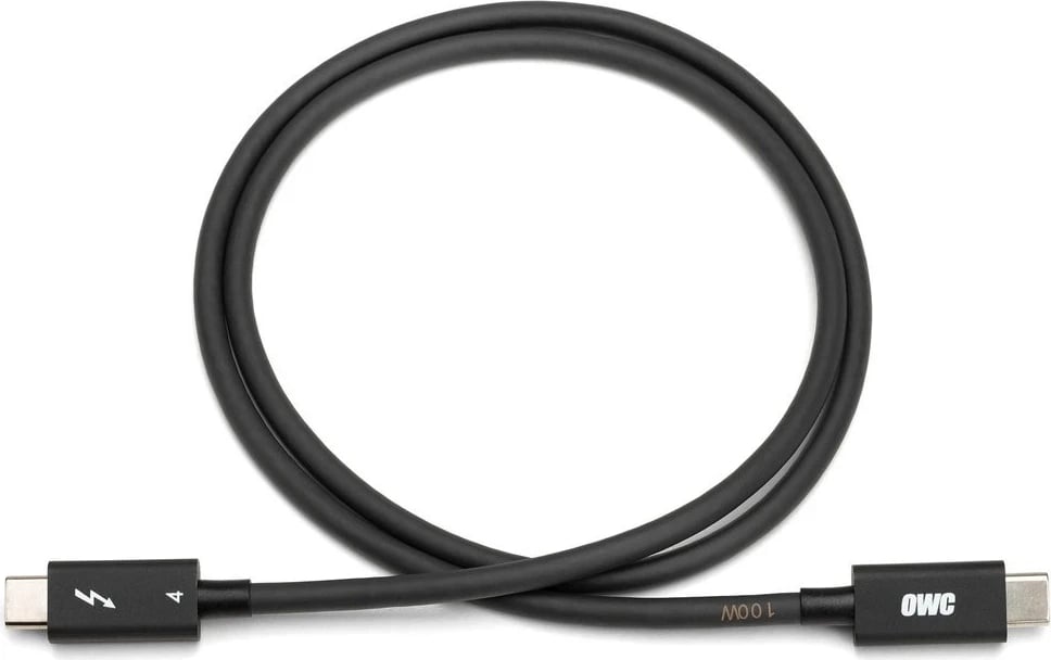 Kabllo OWC Thunderbolt 5 1m, e zezë