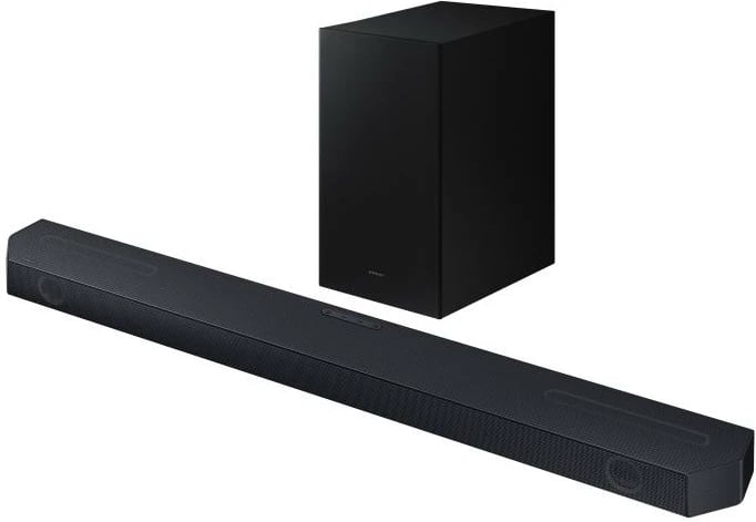Soundbar Samsung HW-Q600C/EN me subwoofer pa tela, e zezë