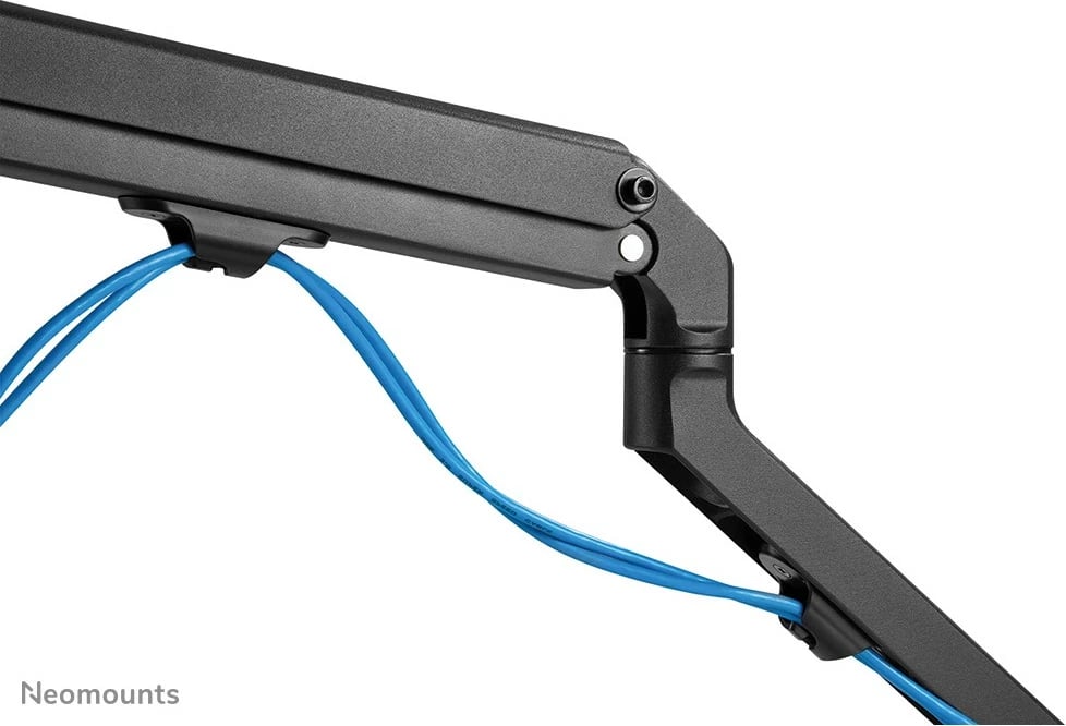 Kasë monitori Neomounts FPMA-D650DBLACK, për 2 ekrane, 17-27 inç, rregullim lartësie, ngjyrë e zezë