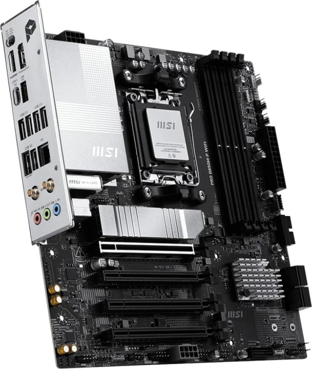 Pllakë amë MSI PRO B850M-P WIFI, Socket AM5, micro ATX, e zezë