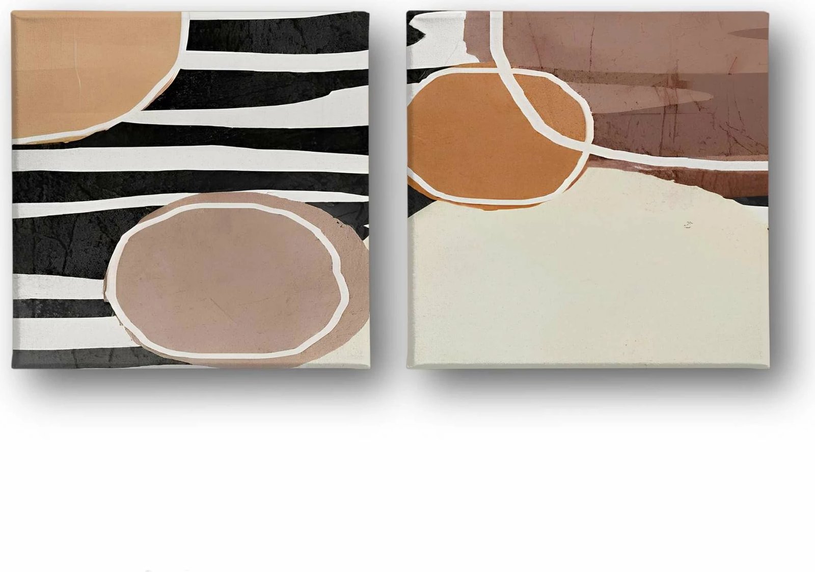 Pikturë dekorative në kanavacë (2 copë), Wallity, ASR_CNV2-25, 30x30