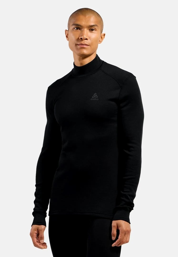 Bluzë termoaktive Odlo BL TOP turtle neck l/s ACTIVE WARM ECO për meshkuj, M, e zezë