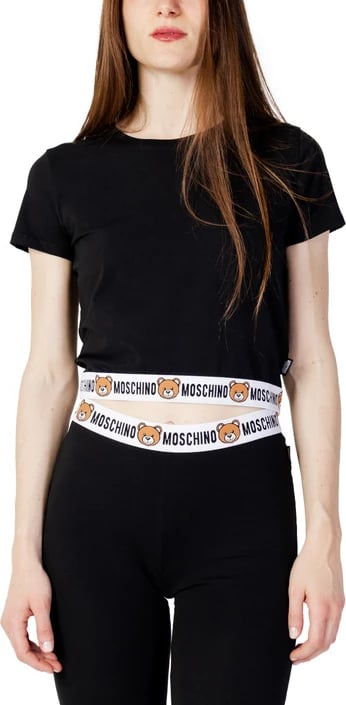 Maicë për femra Moschino Underwear, e zezë