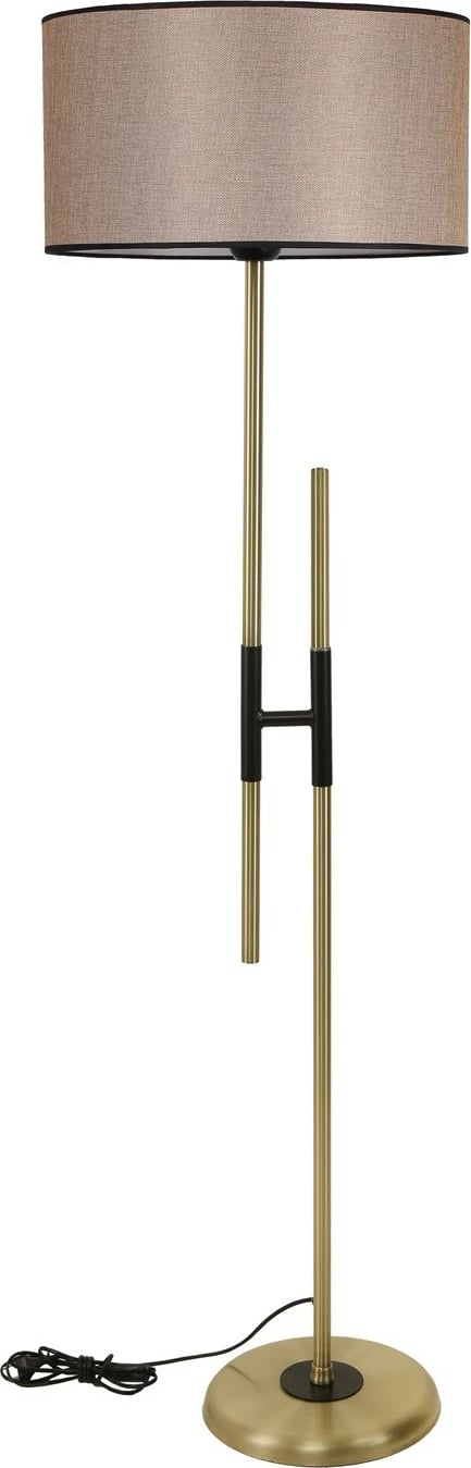 Llambë dyshemeje Opviq, ngjyrë wicker e errët, 165cm