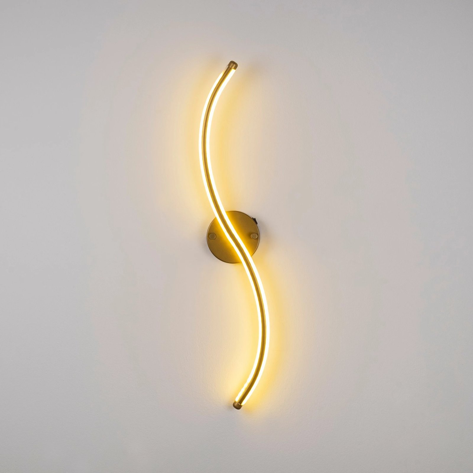 Llambë muri Opviq, Yılan, ngjyrë ari, 67x10x5 cm