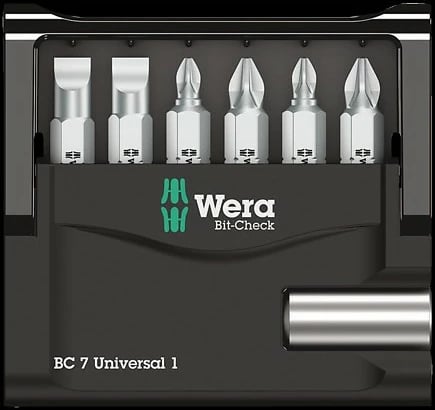 Set bitash Wera 05056295001, 6 copa, 25 mm me kuti