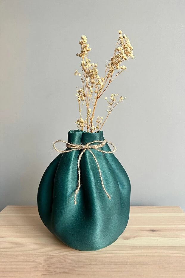 Vazo Evila Originals, ngjyrë jeshile petrol, Rainbow, 20cm