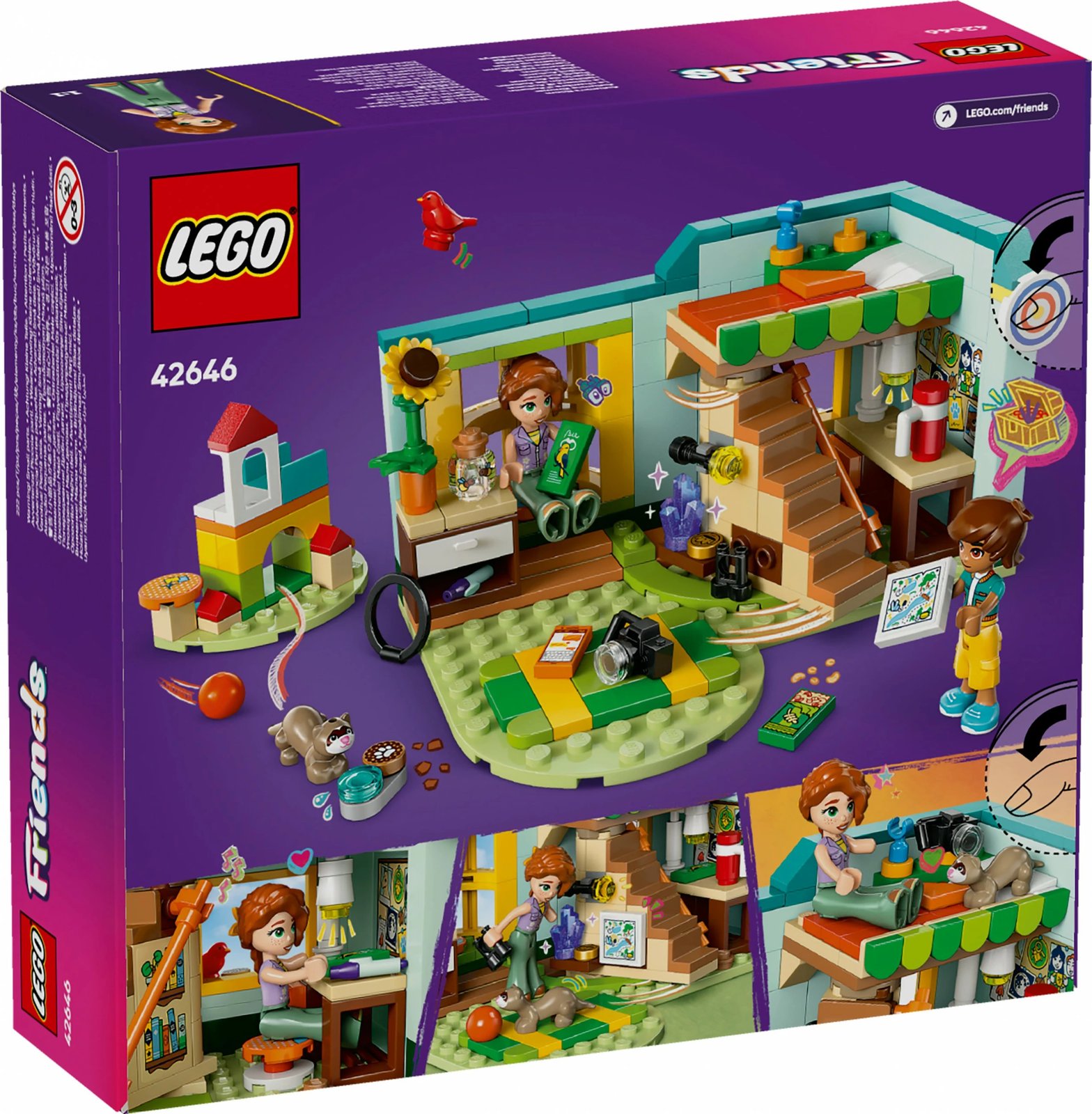 Set ndërtimi LEGO Friends 42646 Autumn's Room, 222 pjesë, multikolor