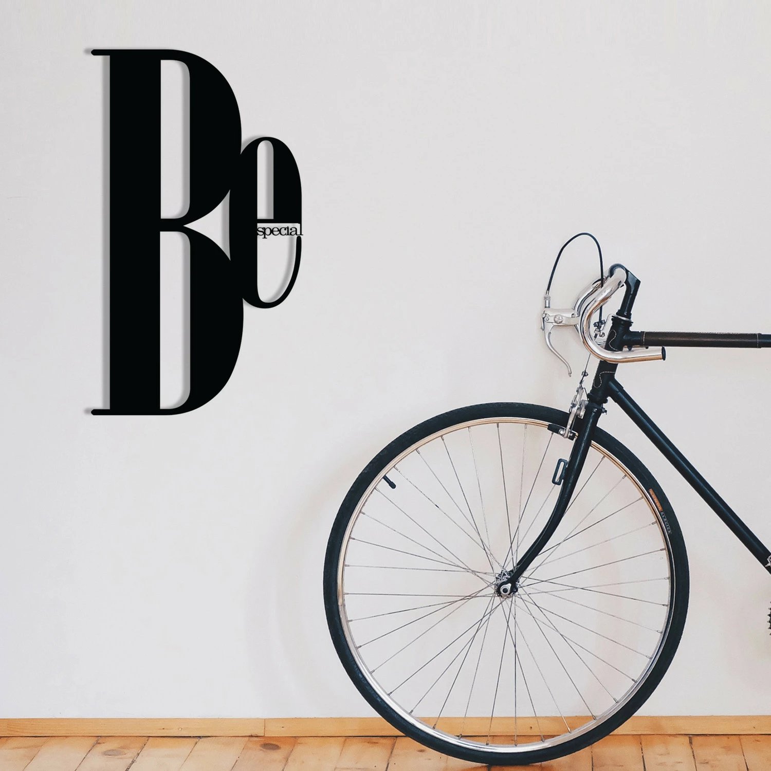 Aksesor dekorativ metalik për mur, Wallity, Be Special