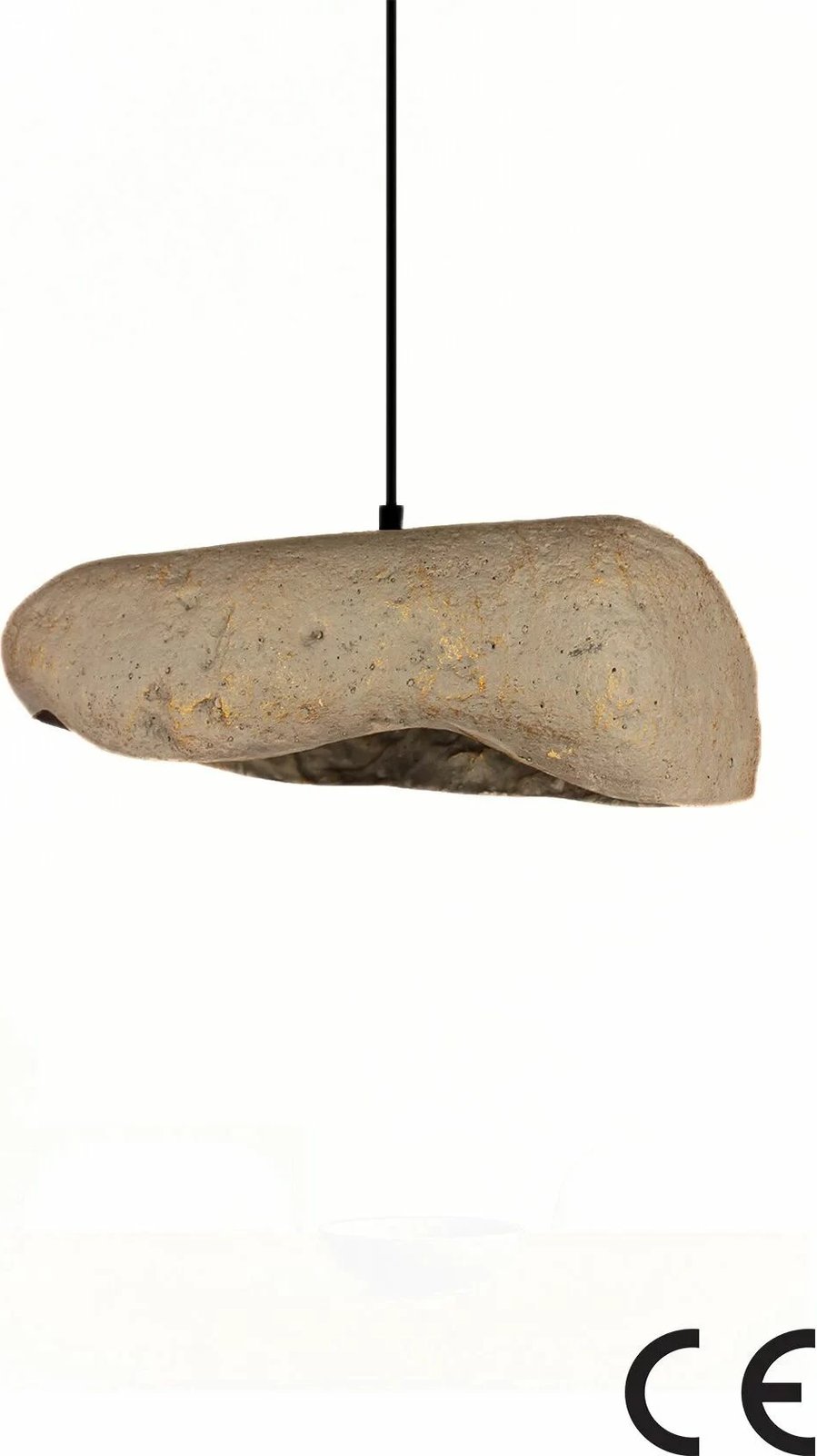 Llambë tavani Opviq, BK219, metal, kapak betoni, gri/zi