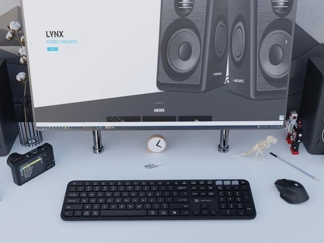 Set pa tela Natec Octopus 2, Maus dhe Tastaturë, Bluetooth dhe Radio Valë