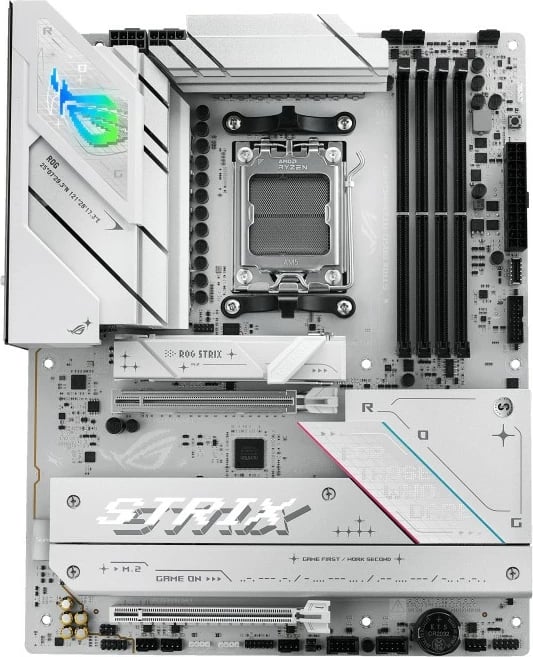 Pllakë amë Asus ROG STRIX B850-A GAMING WIFI, Socket AM5, ATX, WiFi 7, e bardhë Pllakë amë Asus ROG STRIX B850-A GAMING WIFI, Socket AM5, ATX, WiFi 7, e bardhë