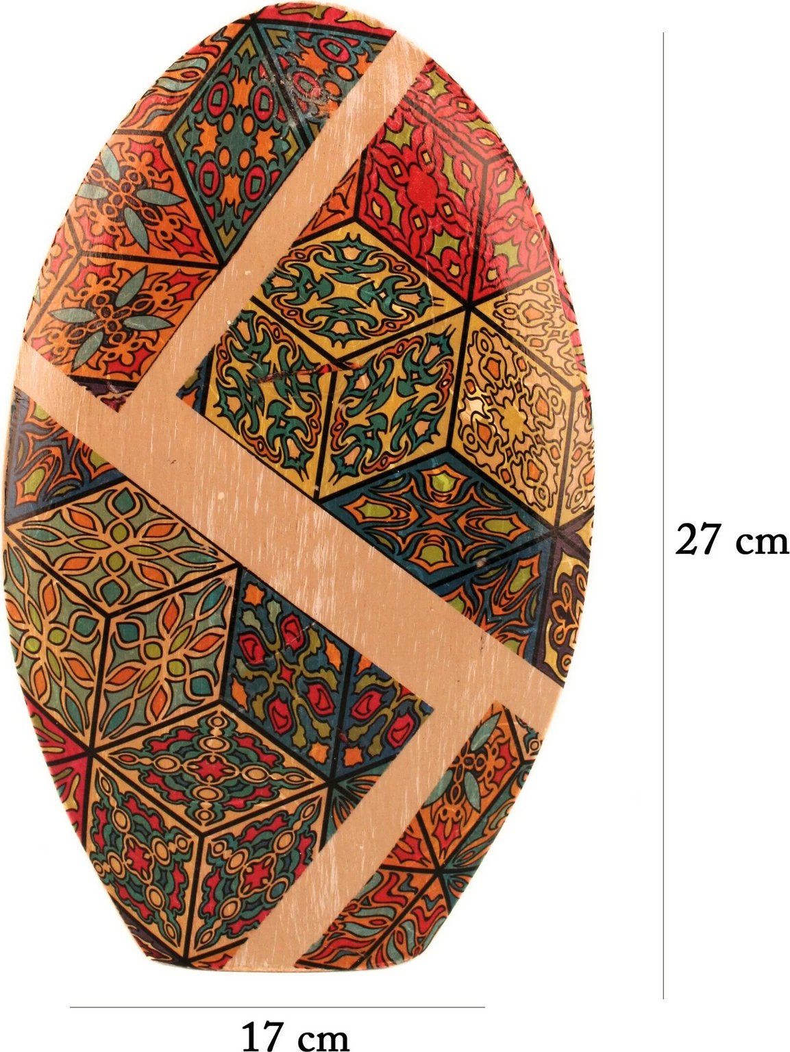 Objekt dekorativ prej qeramike, shumëngjyrësh, Evila Originals, YL617