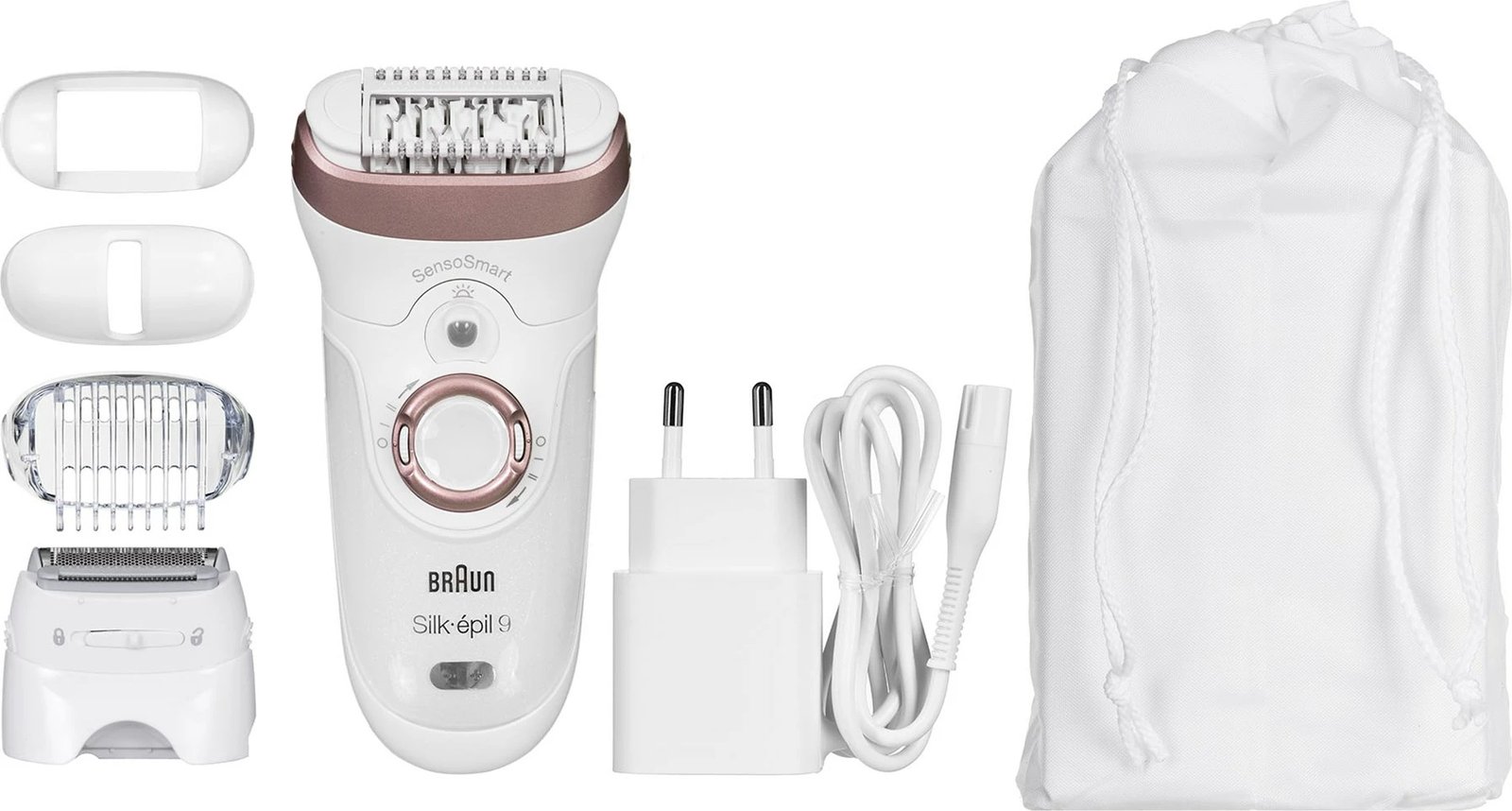 Epilator Braun Silk-épil 9 9-870, Rozë, Bardhë Epilator Braun Silk-épil 9 9-870, Rozë, Bardhë