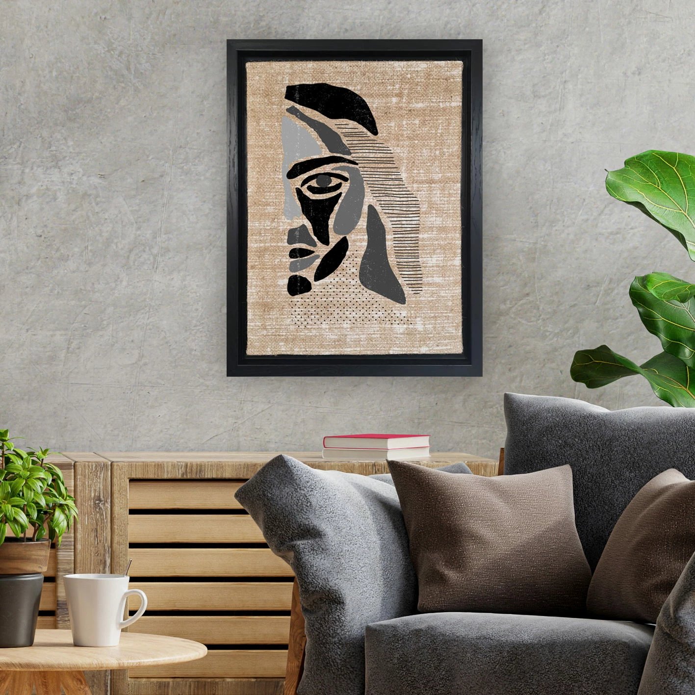 Pikturë dekorative në kanavacë, shumëngjyrëshe, Wallity, LSJ31927856921 - 36x46cm