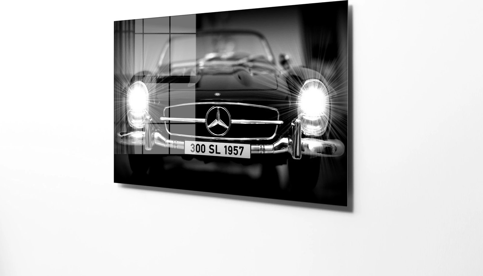 Pikturë dekorative prej xhami të temperuar Wallity, 70x100cm