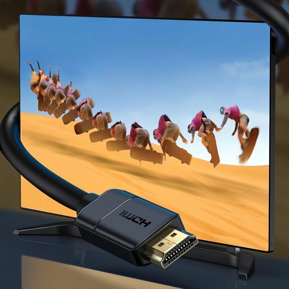 Kabllo HDMI Baseus CAKGQ-B01, 2m, 4K, 60Hz, e zezë