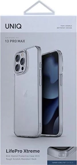 Mbështjellës UNIQ LifePro Xtreme për iPhone 13 Pro Max, transparent