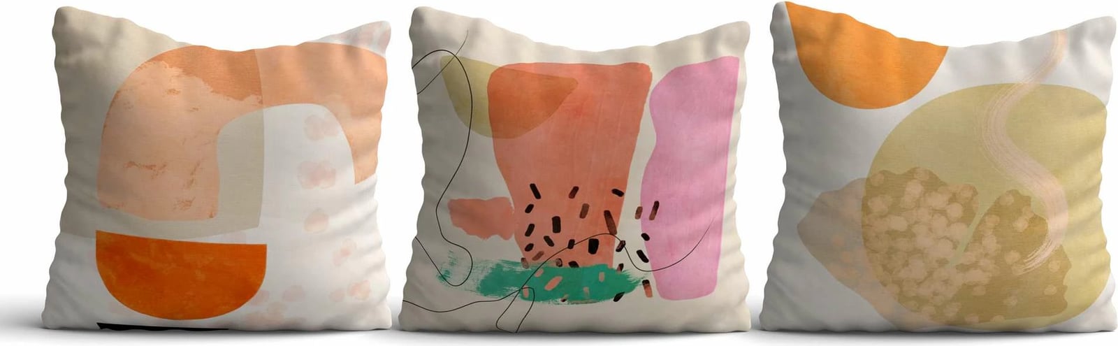 Set mbulesash për jastëkë, dizajn Aberto, Asr_plw25 - 17, 3 copë