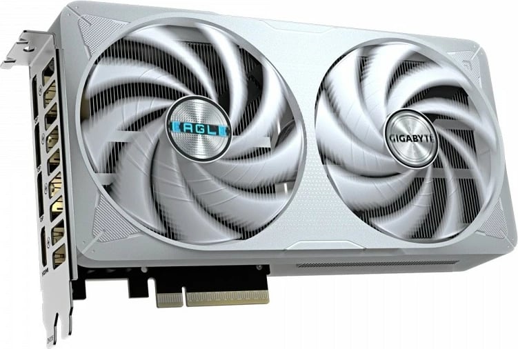 Kartë grafike Gigabyte GeForce RTX 5060 Ti, 16 GB GDDR7, GV-N506TEAGLEOC ICE-16GD, e bardhë