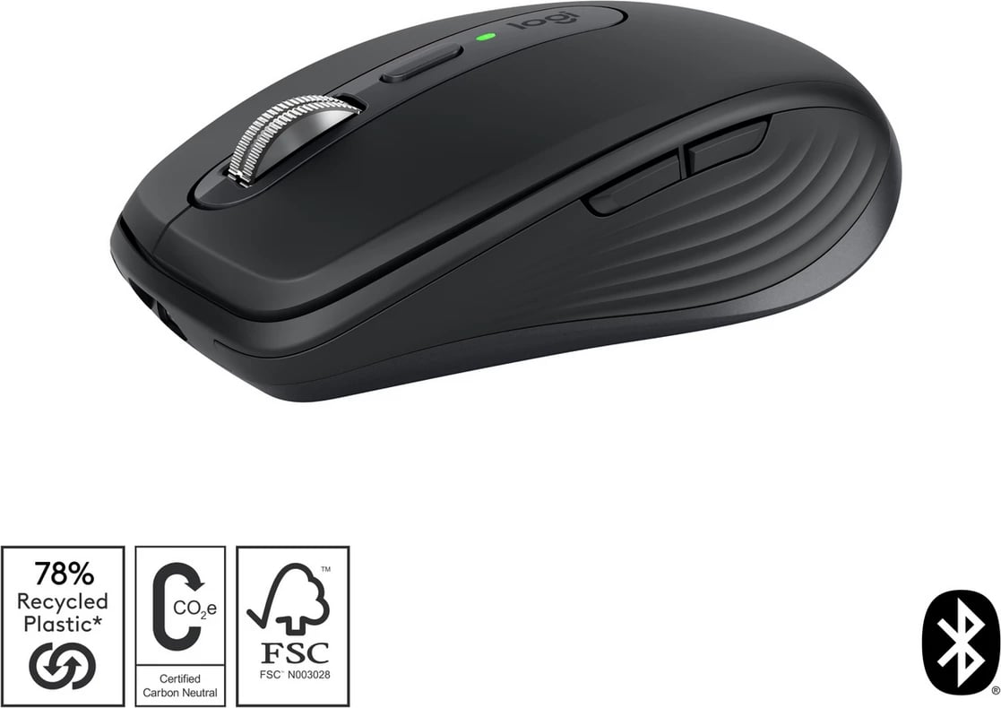 Maus, Logitech, MX Anywhere 3S 910-006929, Bluetooth, i zi