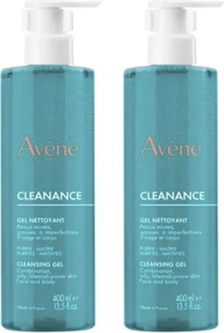 Xhel pastrues unisex Avène Cleanance Duo 2 x 400ml