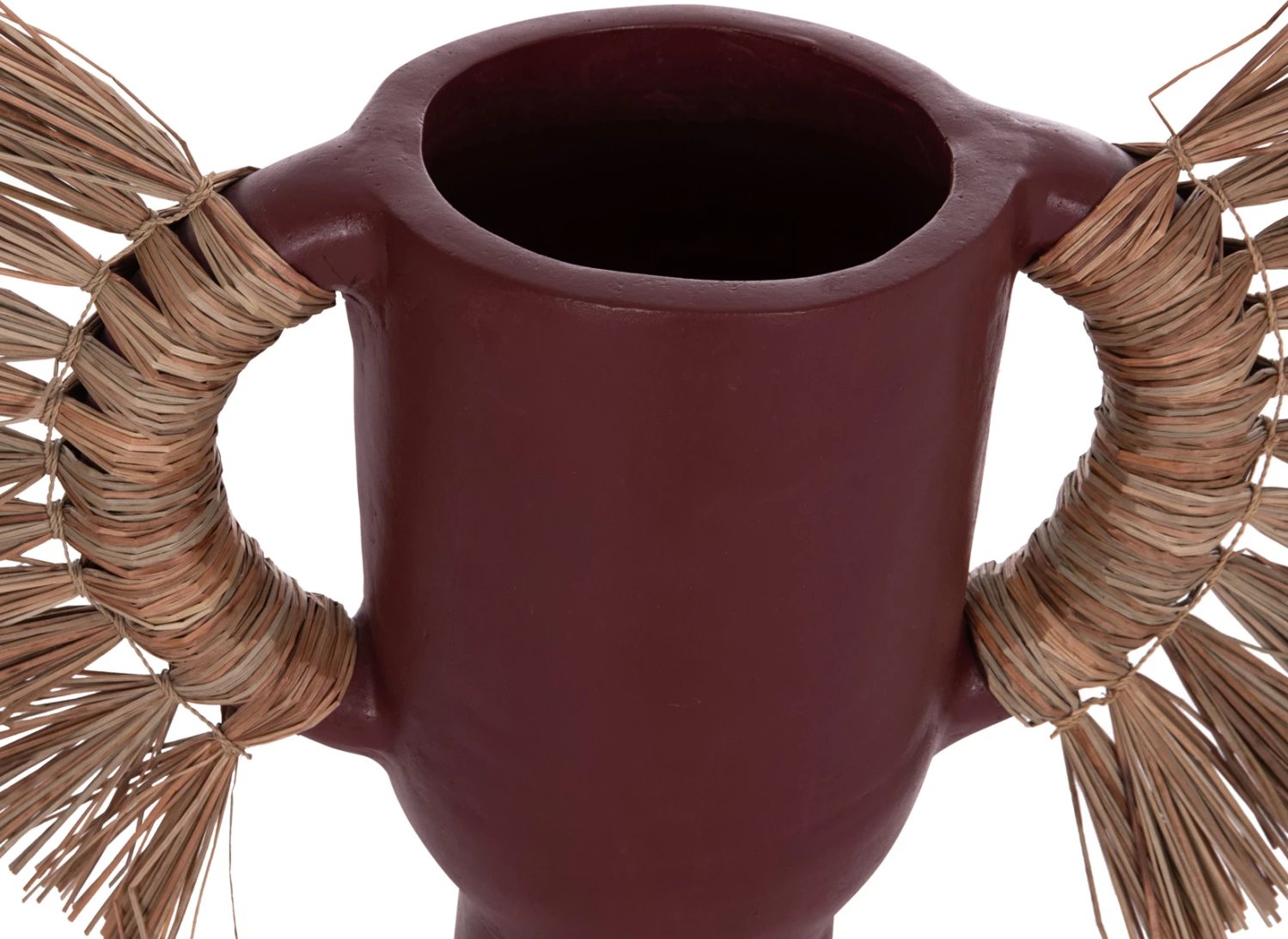 Vazo dekorative tavoline ALICA, terrakotë, ngjyrë maro, me bar të thatë, FH4668.06S, 55x19x34Hcm Vazo dekorative tavoline ALICA, terrakotë, ngjyrë maro, me bar të thatë, FH4668.06S, 55x19x34Hcm