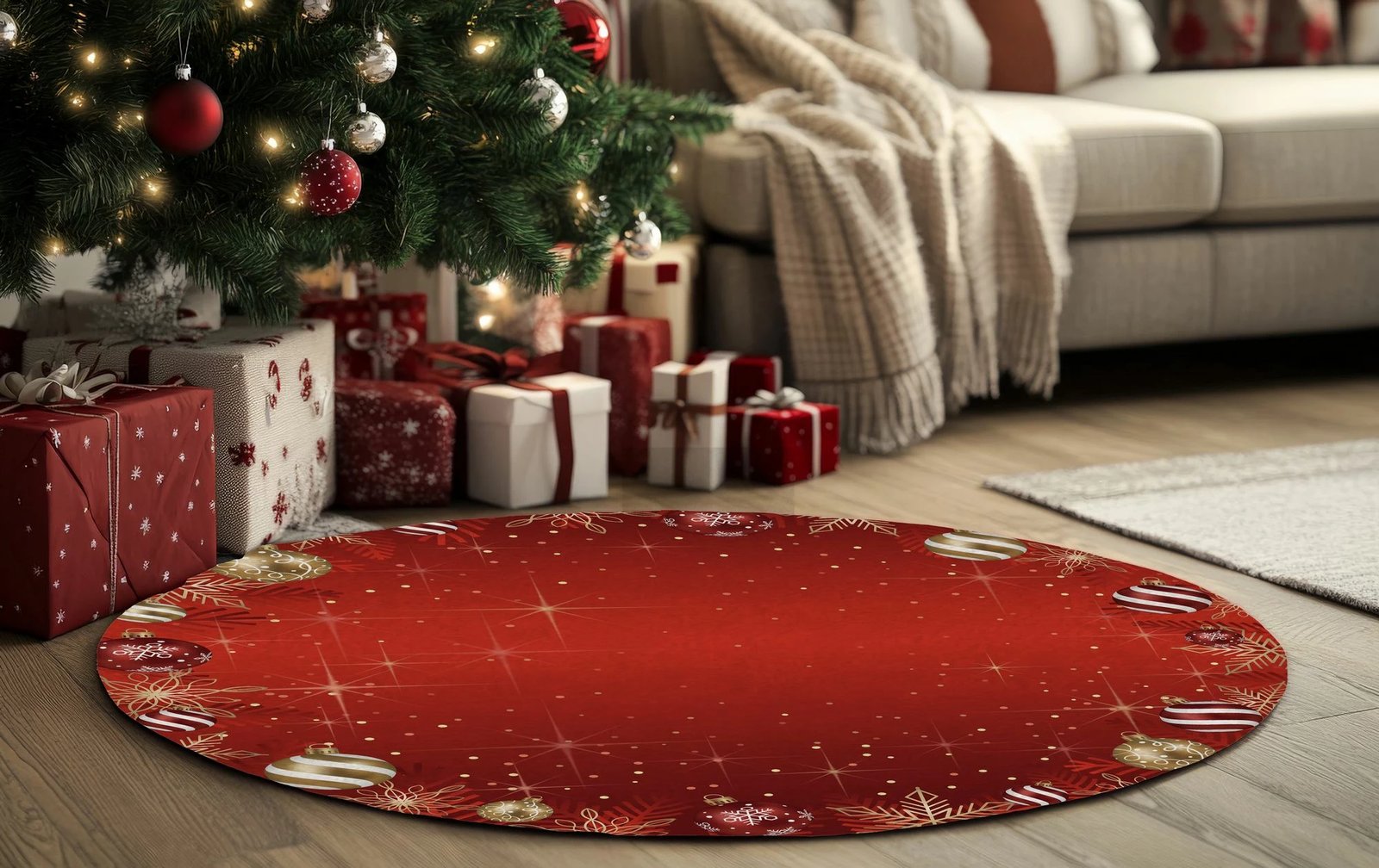 Qilim i Krishtlindjeve, shumëngjyrësh, Conceptum Hypnose, Crp-Yrlk26-2, 100x100cm