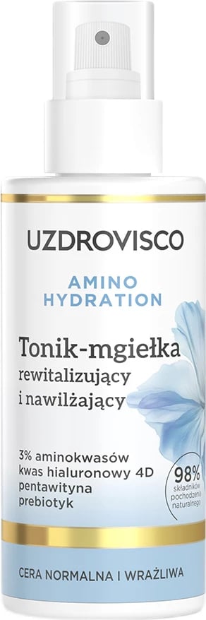 Tonik-mist hidratues për femra UZDROVISCO Amino Hydration, 150ml