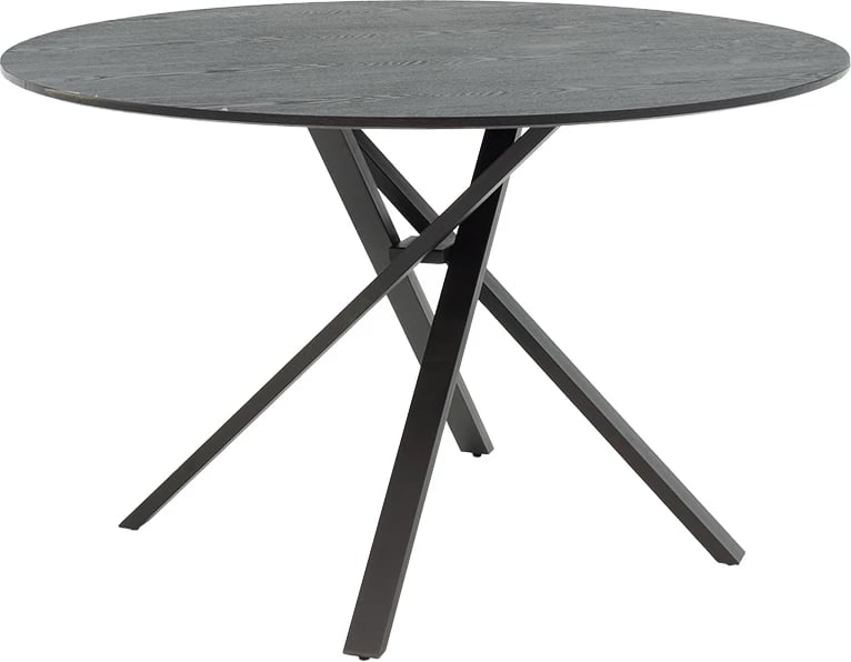 Tavolinë ngrënieje Cerco, MDF, e zezë, 120x75cm