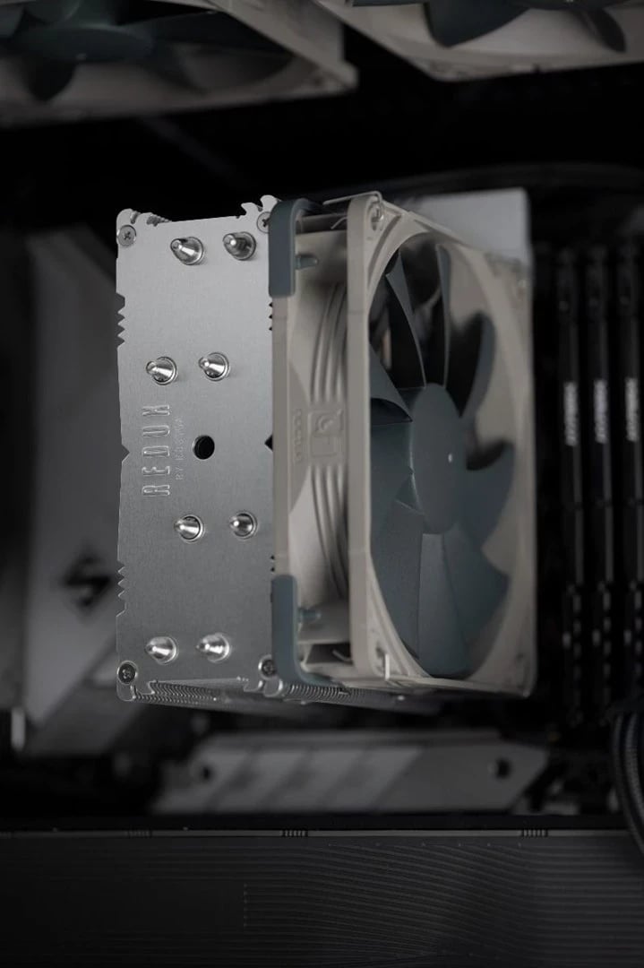 Ftohës procesori Noctua NH-U12S, 12 cm, çelik inox, hiri