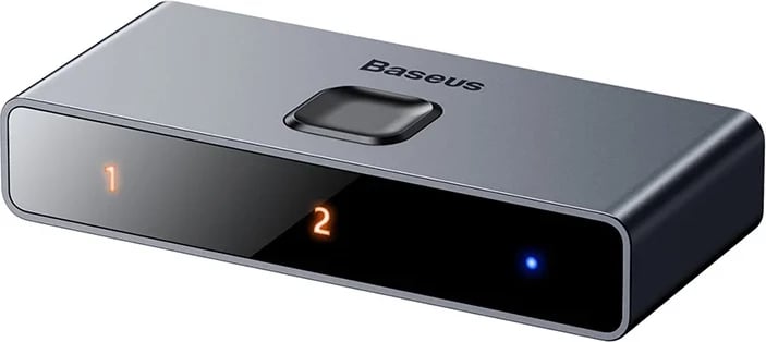 Splitter HDMI Baseus Matrix CAHUB-BC0G, 2x1/1x2, 4K, Gri