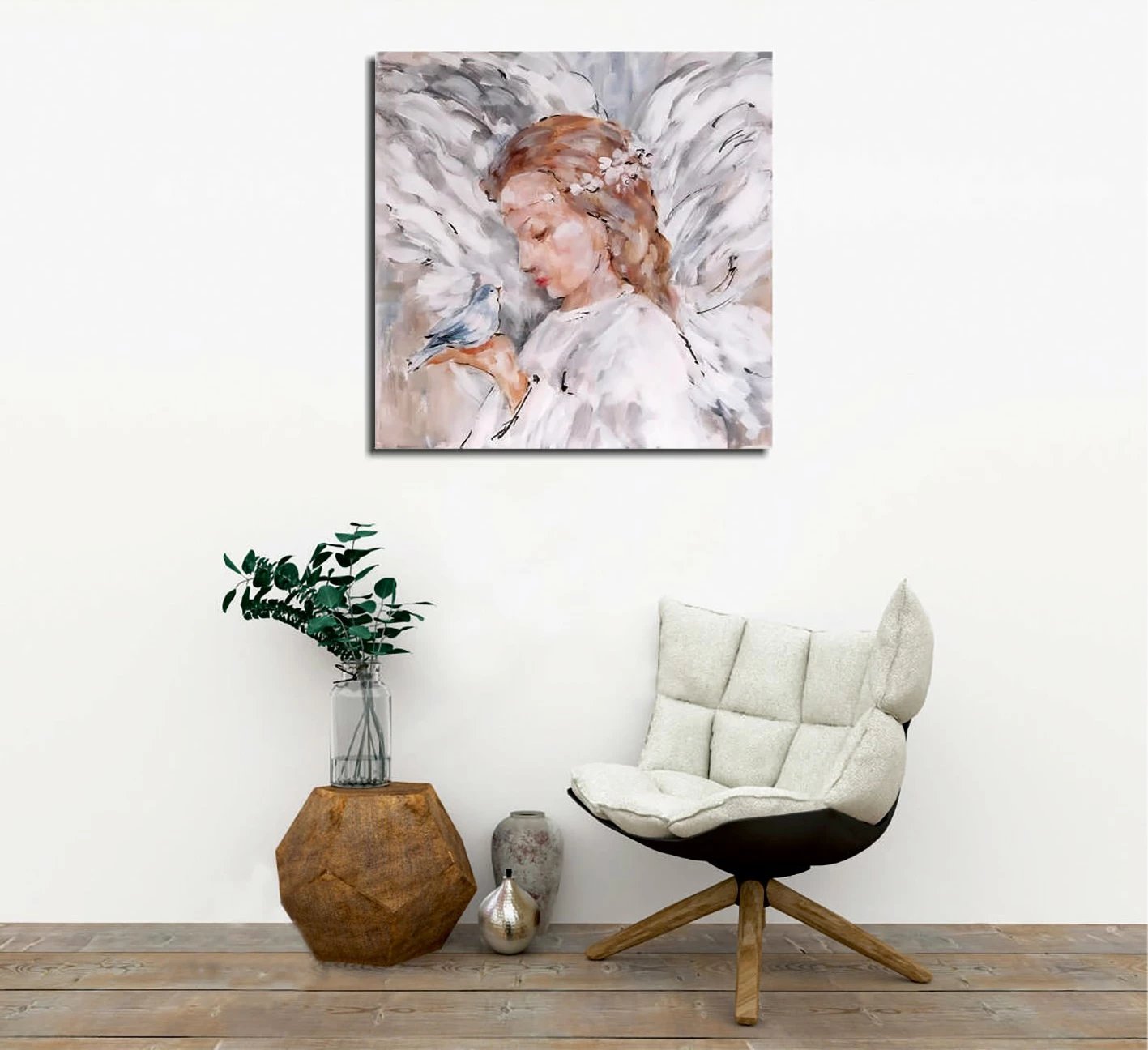 Pikturë dekorative në kanavacë, shumëngjyrëshe, Wallity, KC445, 45x45cm