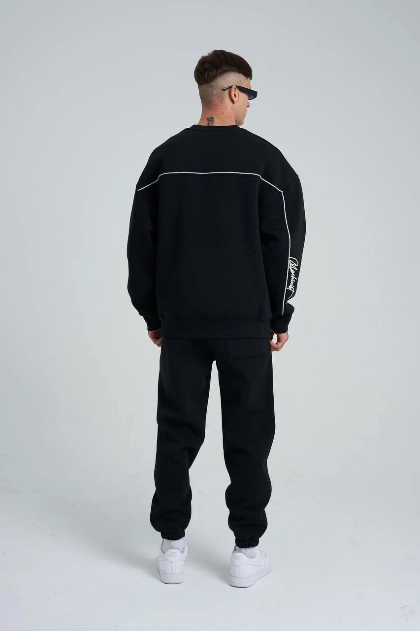 Trenerka unisex Machinist, të zeza