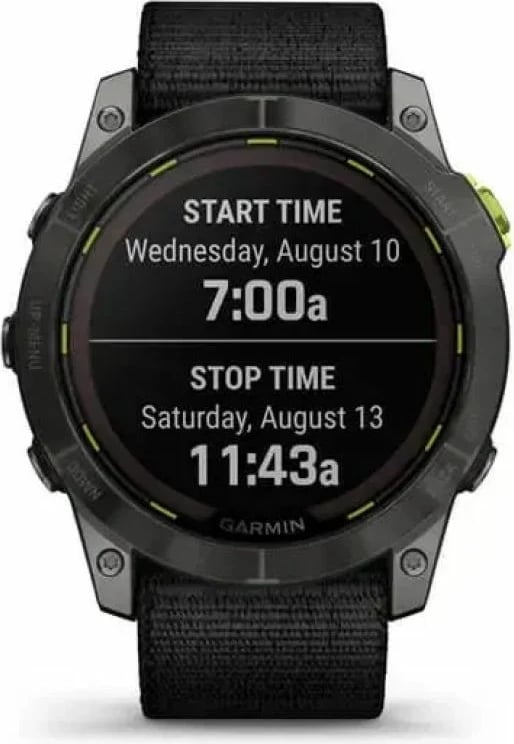 Orë sportive Garmin unisex, e zezë