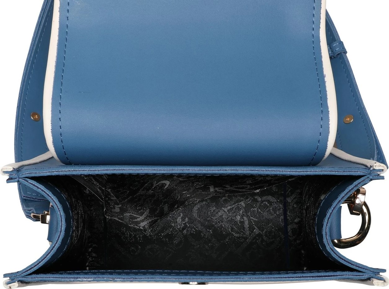 Çantë krahu Lucky Bees, 1248, ngjyrë kaltër-krem