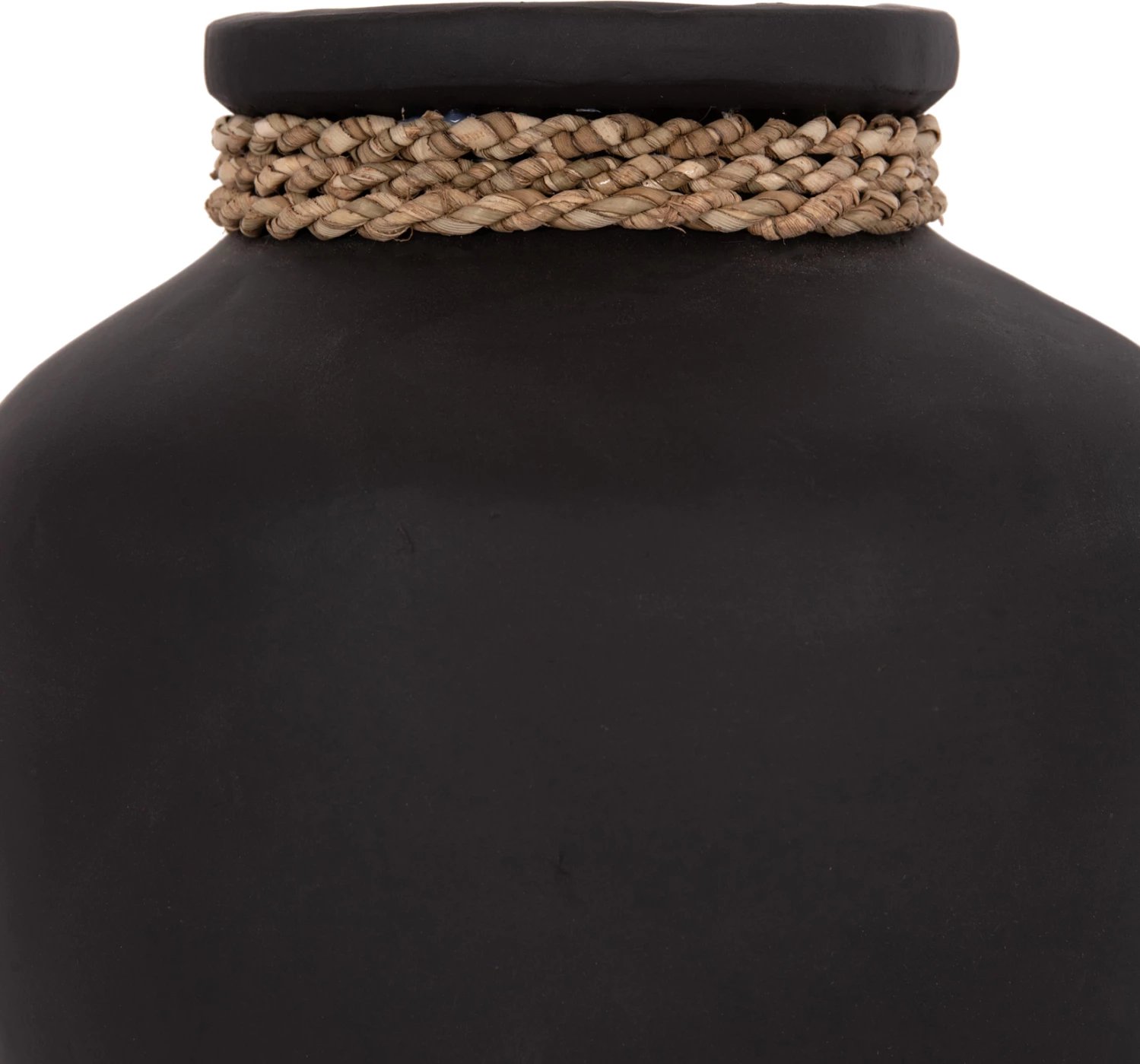 Vazo dekorative tavoline CAMMER, terrakotë, e zezë, FH4687.01S, 22x20cm Vazo dekorative tavoline CAMMER, terrakotë, e zezë, FH4687.01S, 22x20cm