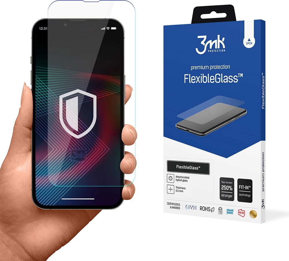 Mbrojtës ekrani 3mk FlexibleGlass për iPhone 14 Pro / iPhone 14, Transparent