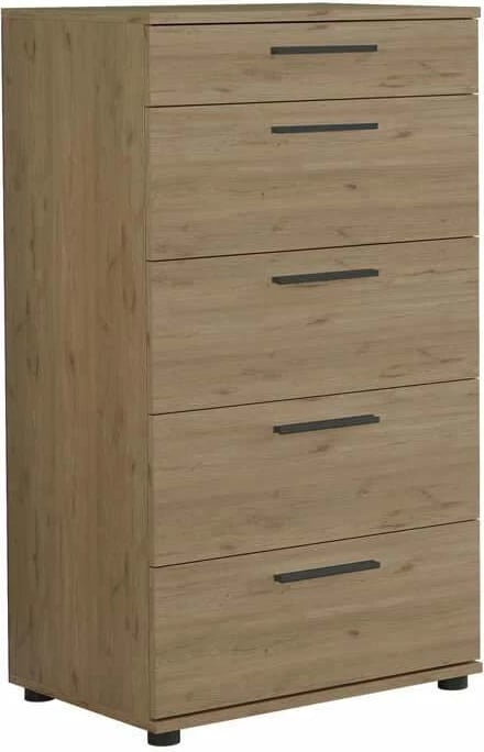 Komodë Skye Decor, ngjyrë lisi, Sfn-550-Ff-1