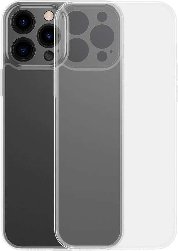 Mbështjellës Baseus Frosted Glass për iPhone 13 Pro Max, Transparent