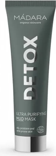 Maskë balte ultra pastruese Mádara Detox 60ml