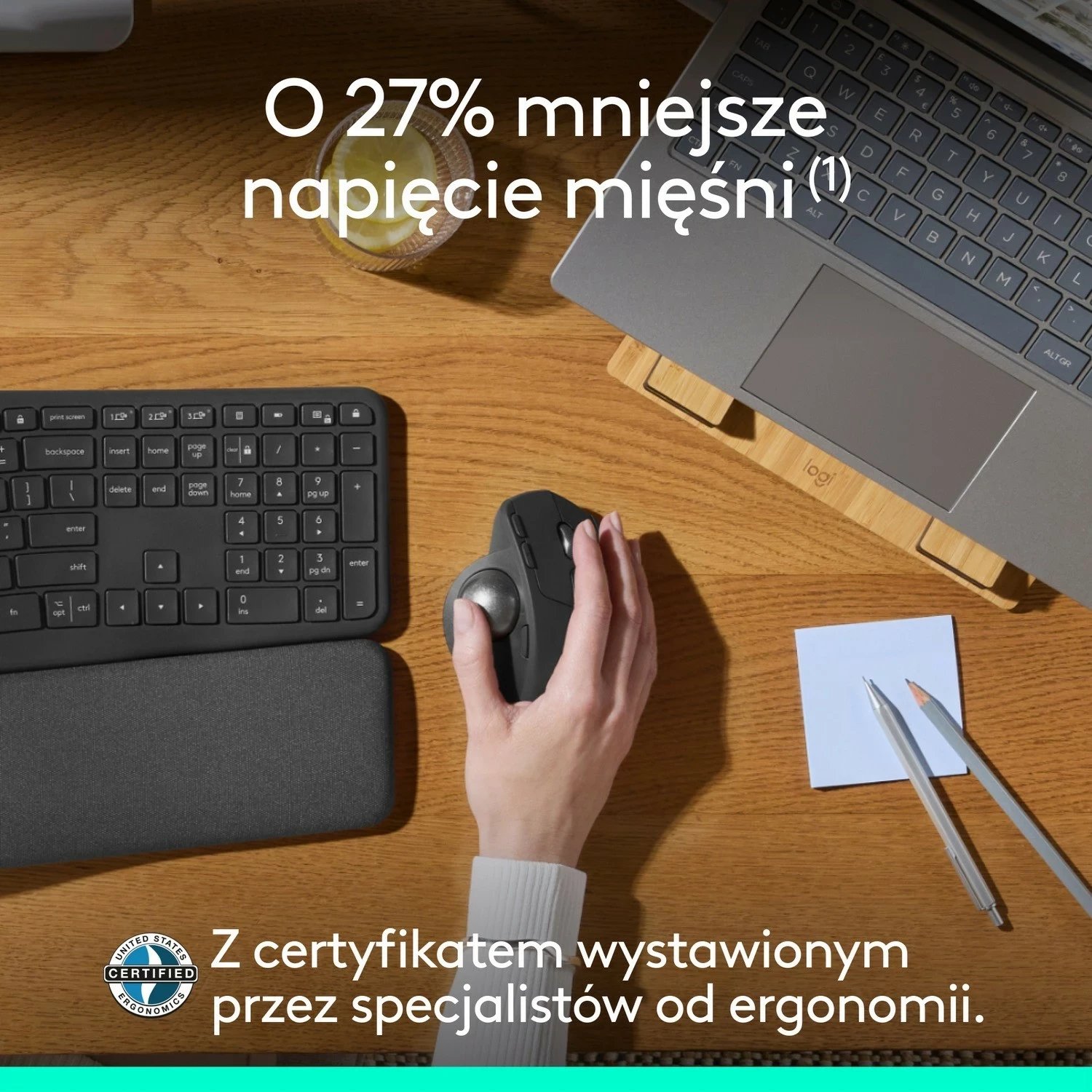 Maus ergonomik Logitech MX Ergo S, i zi