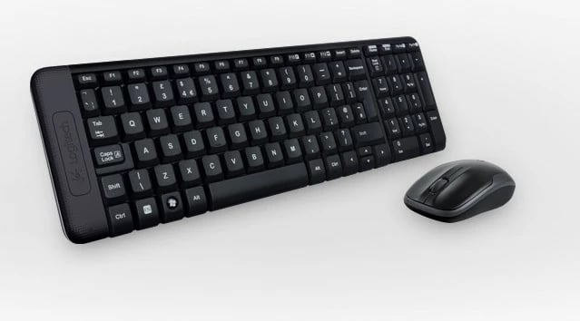 Set tastierë dhe maus Logitech MK220, wireless, USB, full-size, zi
