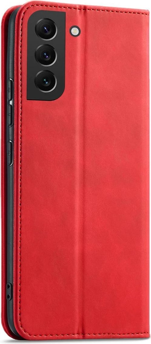Mbështjellës Hurtel Magnet Fancy Case për Samsung Galaxy S23+, me kapak, portofol dhe stand, Kuq