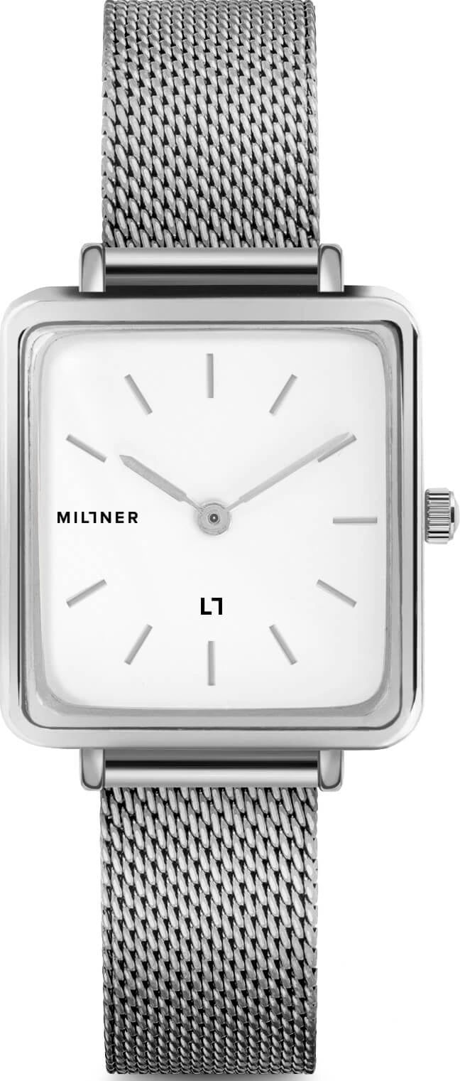 Orë dore MILLNER 8425402504925 për femra, argjendtë