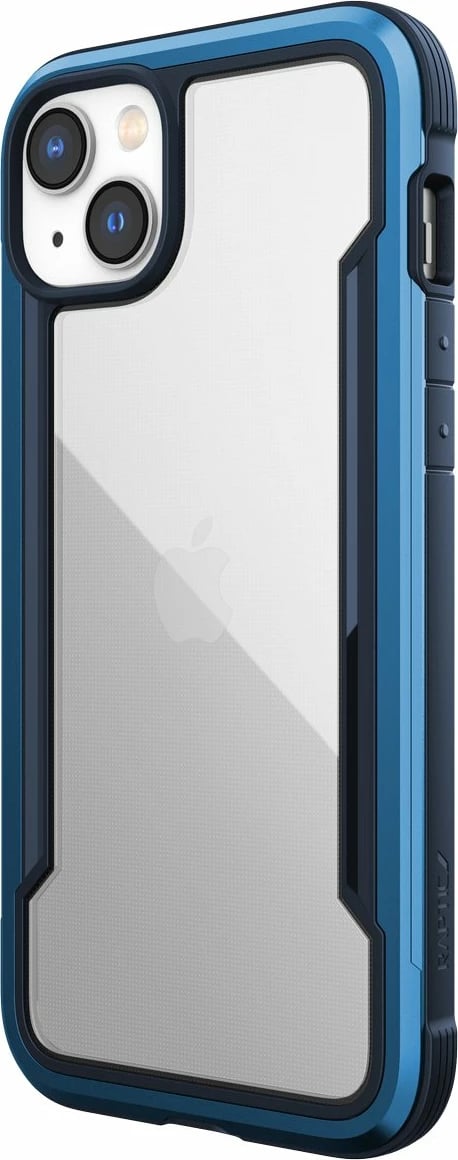 Mbështjellës Raptic X-Doria Shield për iPhone 14, MagSafe, Transparent/Blue