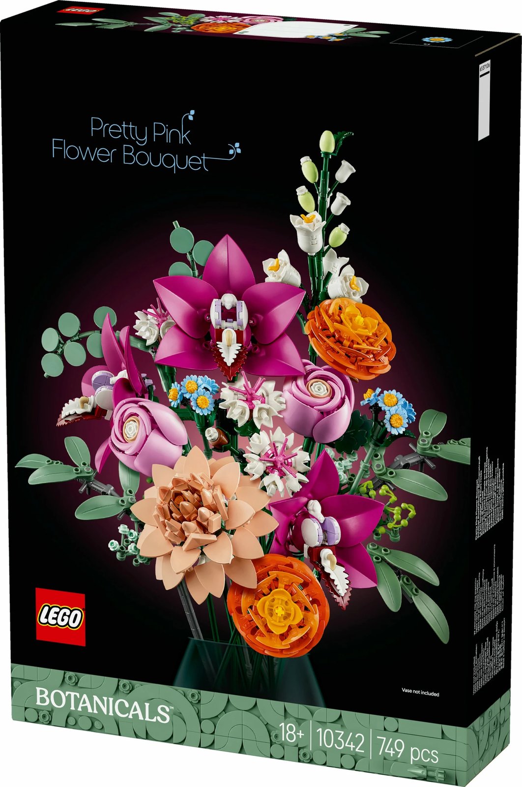 Set ndërtimi LEGO Botanicals Schöner Rosafarbener Blumenstrauß 10342, shumëngjyrësh Set ndërtimi LEGO Botanicals Schöner Rosafarbener Blumenstrauß 10342, shumëngjyrësh