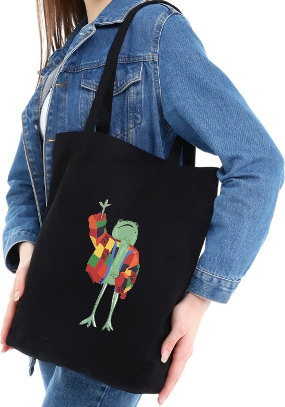 Çantë tote Zoozie Bags, model Pauldavis, ngjyrë e zezë, 35x40x8cm