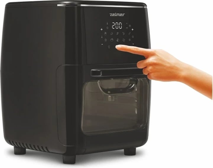 Fritezë Zelmer ZAF7120, 12 L, 1700 W, E zezë