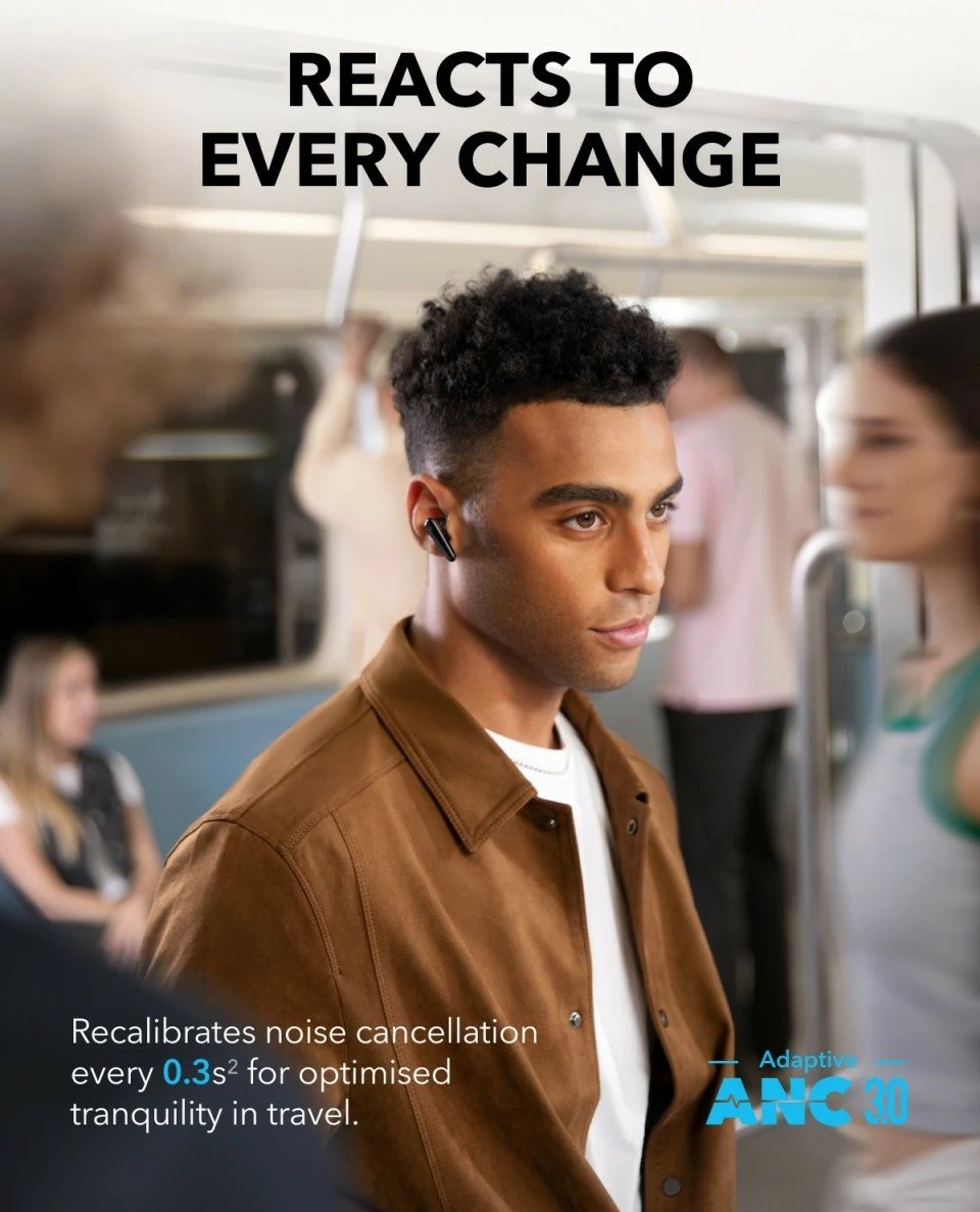 Kufje pa tela Anker Soundcore Liberty 4 PRO, Bluetooth, ANC, të zeza